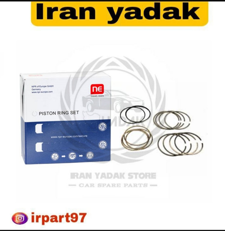 رینگ موتور استاندارد پژو206تیپ5/207/رانا NE آلمان اصلی با لیبل پژوکار